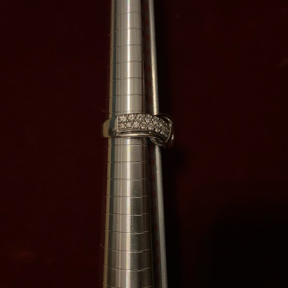 Le Vian 14 Karat White Gold Pretzel Ring - Picture 6 of 15